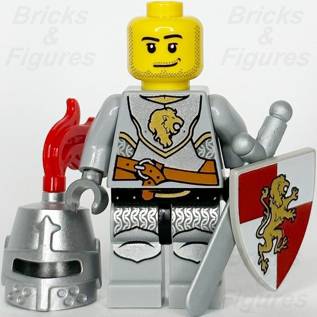 LEGO Castle Lion Knight Minifigure Kingdoms with Sword & Shield 7949 cas440 - Bricks & Figures