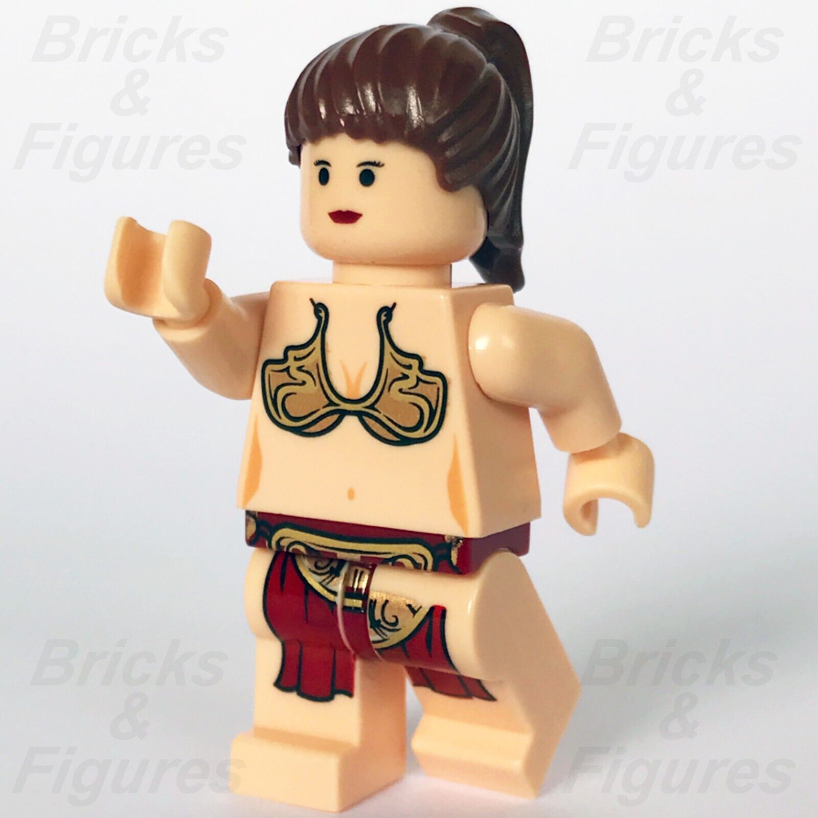 LEGO Star Wars Princess Leia Minifigure Jabba Slave Outfit ROTJ 6210 sw0085 - Bricks & Figures