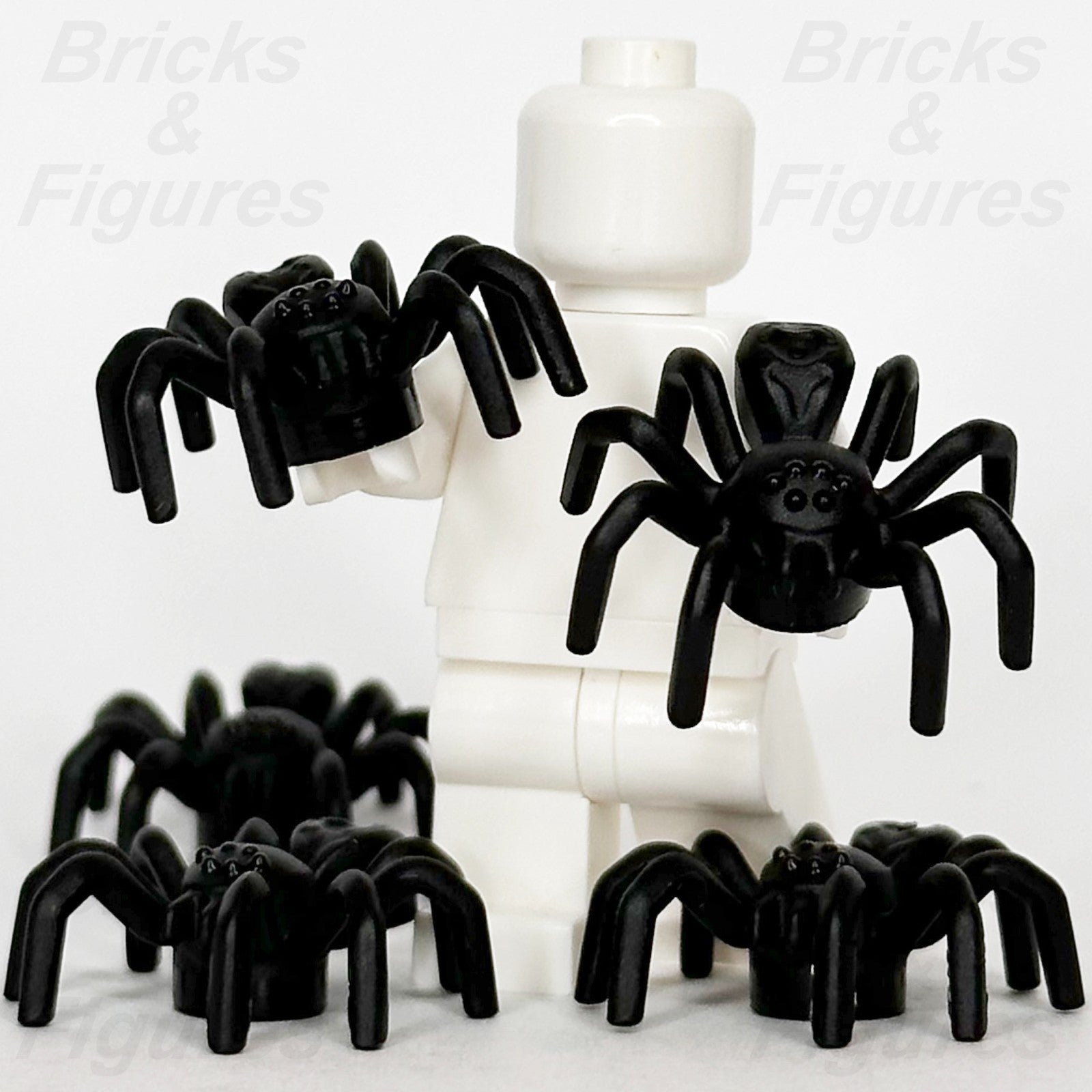 LEGO Black Spider Part Elongated Abdomen Animal Land Insect Bug 29111 x 51