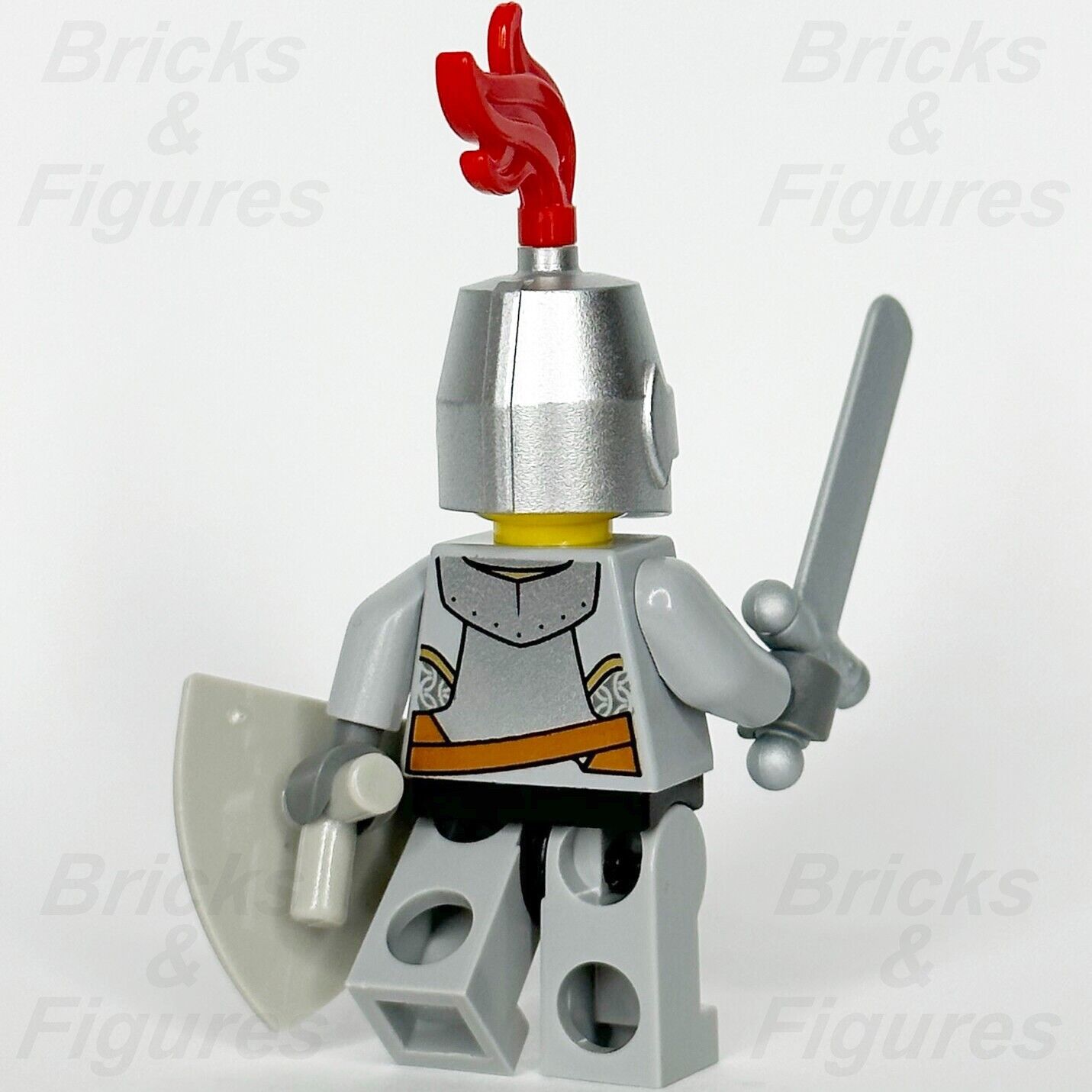 LEGO Castle Lion Knight Minifigure Kingdoms with Sword & Shield 7949 cas440 - Bricks & Figures