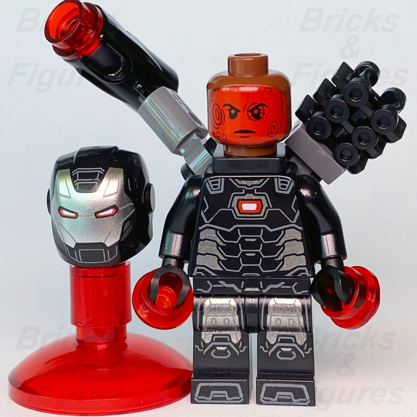 LEGO Super Heroes War Machine Minifigure Avengers James Rhodes 242107 sh07552