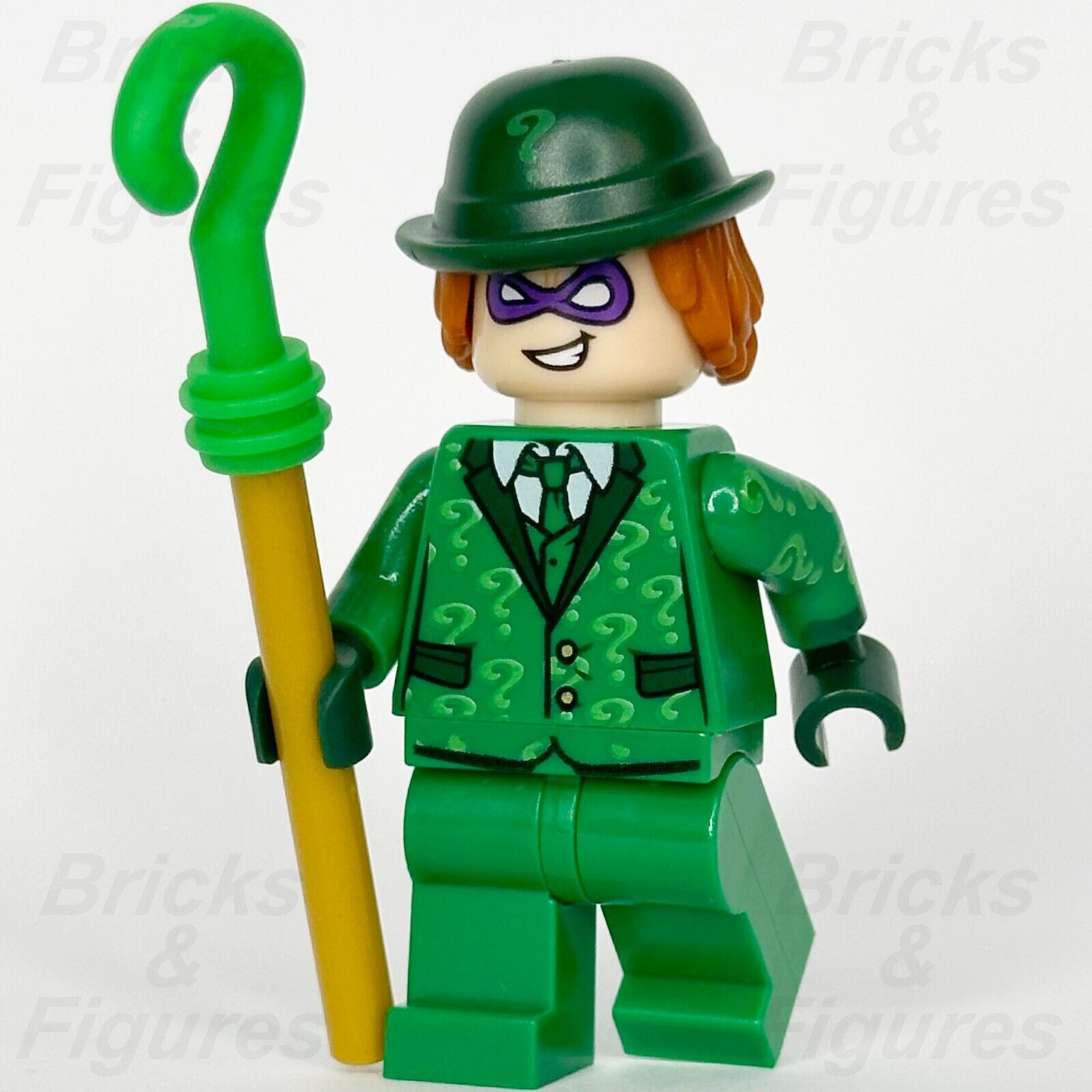 LEGO Super Heroes The Riddler Minifigure The Batman Movie DC 70903 sh0334 - Bricks & Figures
