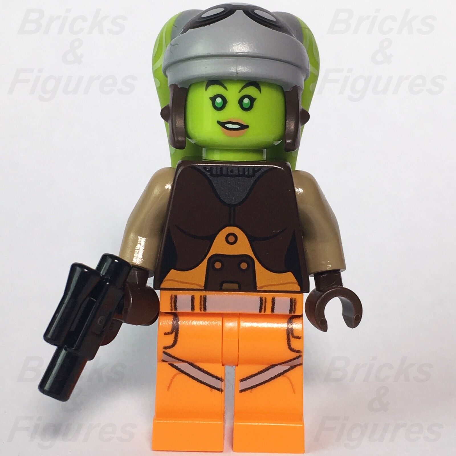 LEGO Star Wars Hera Syndulla Minifigure Rebels Twi'lek Pilot 75127 75053 sw0576 - Bricks & Figures