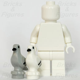 LEGO City Pigeon Animal Minifigure Part Light Bluish Grey & White Bird 7188 x 23