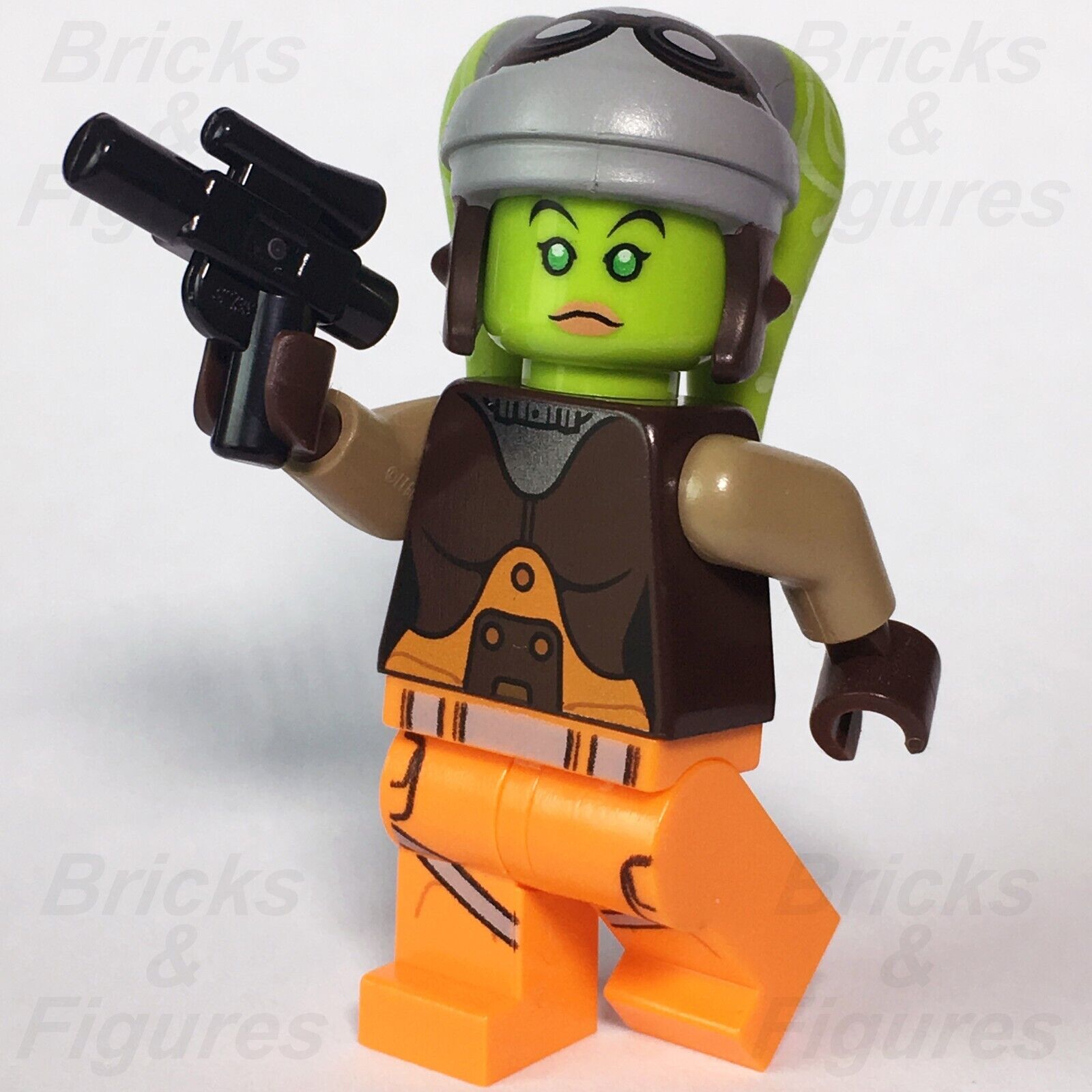 LEGO Star Wars Hera Syndulla Minifigure Rebels Twi'lek Pilot 75127 75053 sw0576 - Bricks & Figures