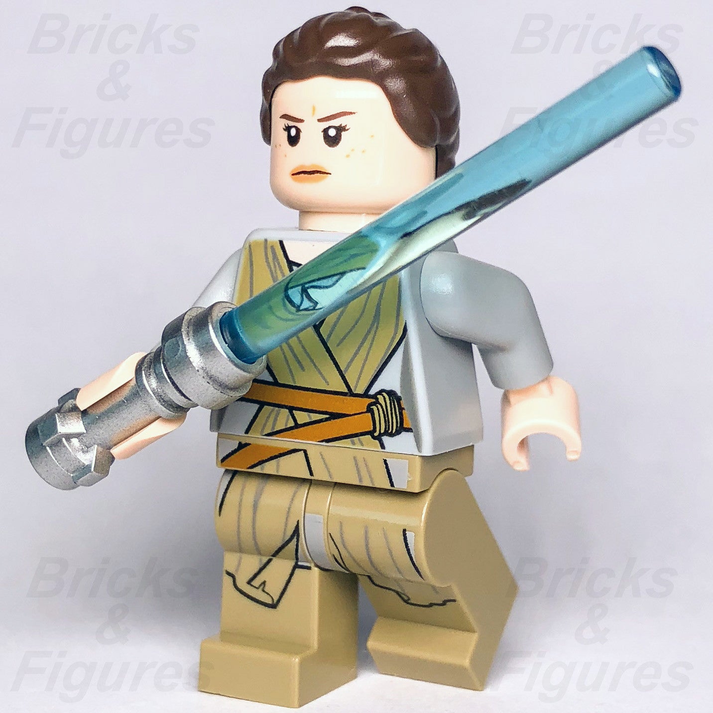 LEGO Star Wars Rey Minifigure Jedi Force Awakens 75099 75148 75105 75192 Used0