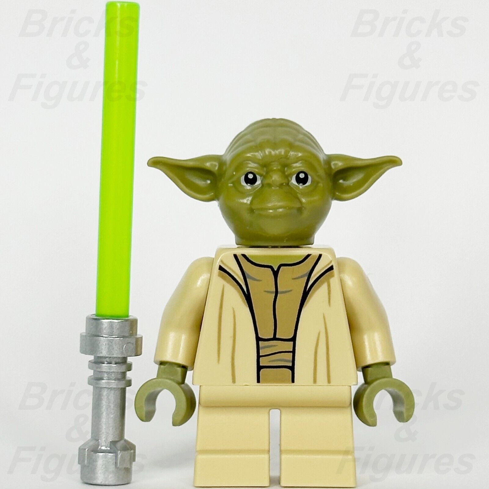 LEGO Star Wars Yoda Minifigure The Clone Wars Jedi Master Open Robe 75360 sw1288 - Bricks & Figures