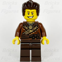 LEGO Ninjago Dareth Minifigure The Brown Ninja Minifig 70751 njo170 - Bricks & Figures