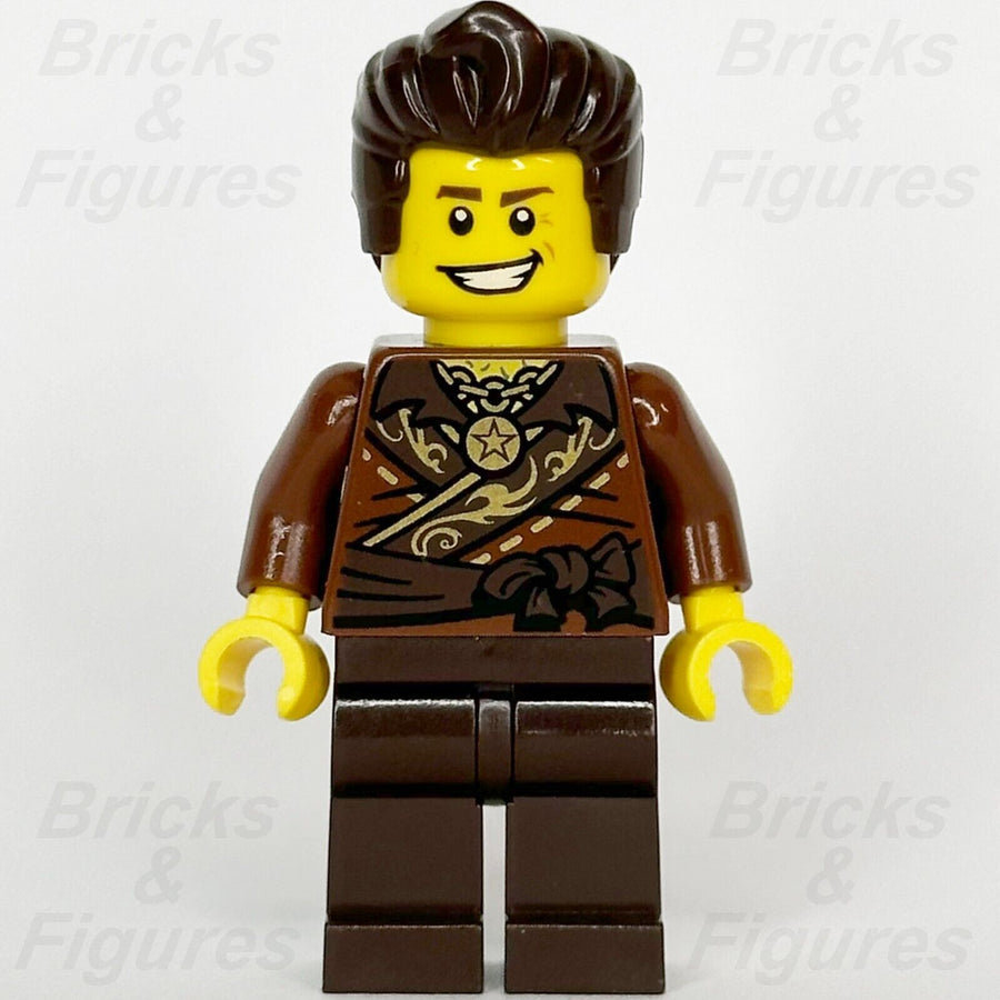 LEGO Ninjago Dareth Minifigure The Brown Ninja Minifig 70751 njo170 - Bricks & Figures
