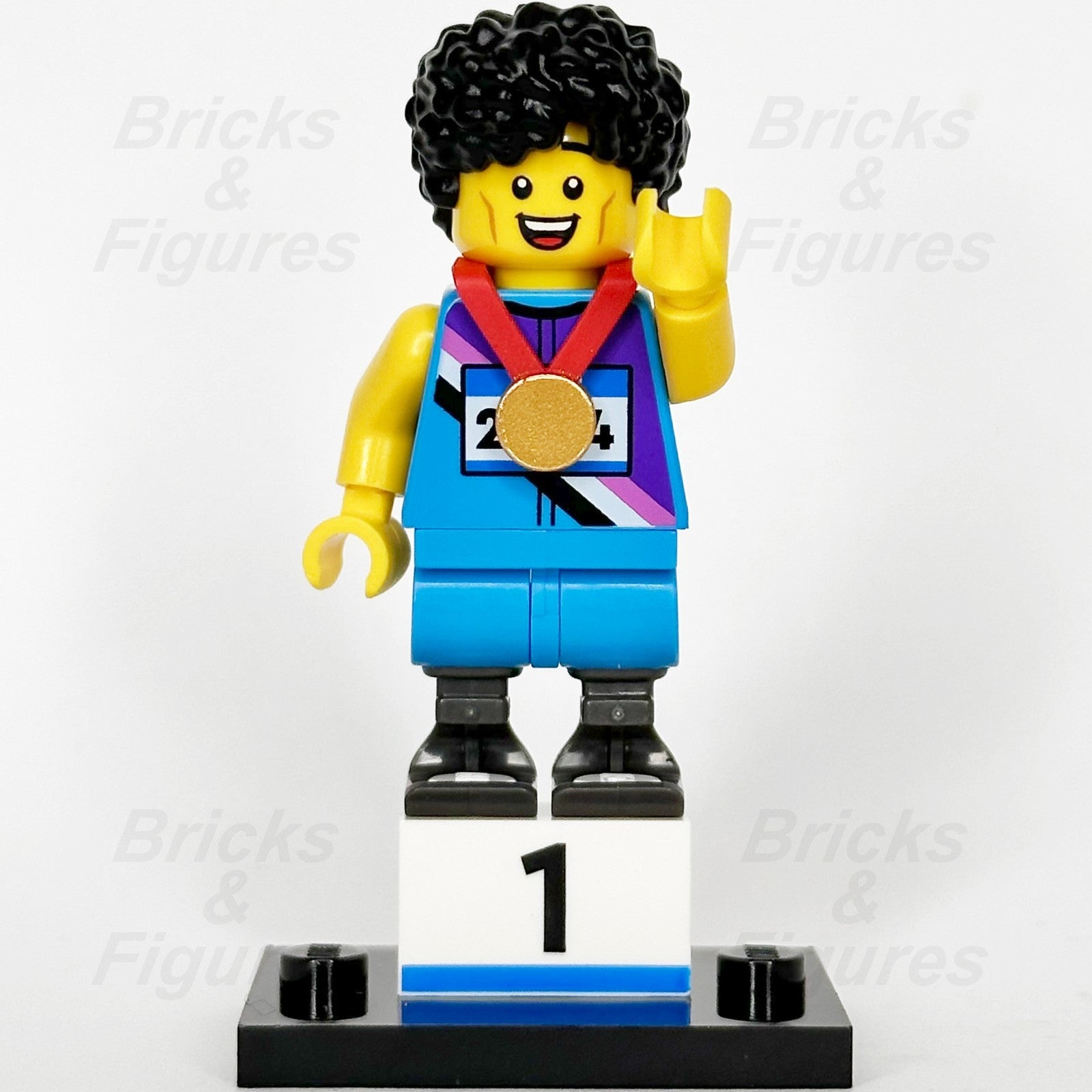 LEGO Minifigures Sprinter Minifigure Series 25 71045 col25-4 Athlete Minifig1