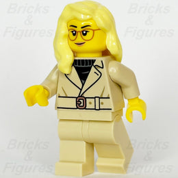 LEGO City Tourist Minifigure Female with Tan Jacket & Glasses 60380 cty1654 - Bricks & Figures