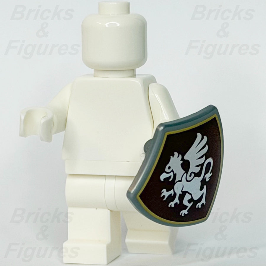 LEGO Castle Griffin Knight Shield Minifigure Weapon Part Dark Red Ideas 213581