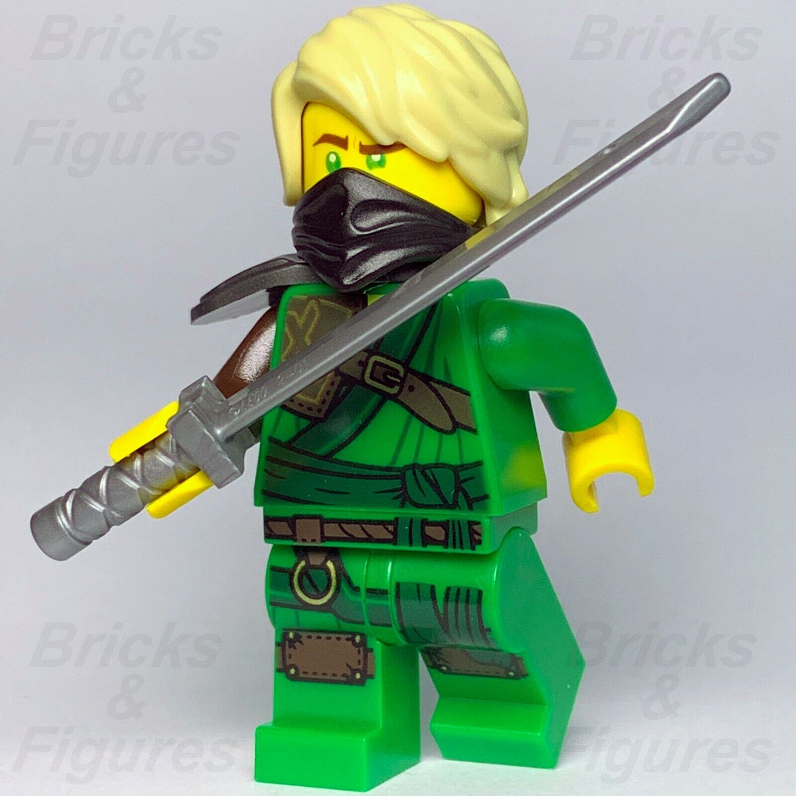 LEGO Ninjago Lloyd Garmadon Minifigure w/ Hair Green Ninja Master 70671 njo517 - Bricks & Figures