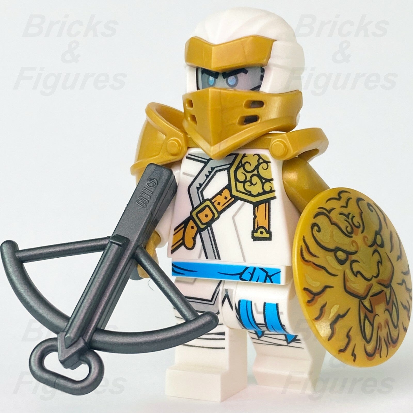 LEGO Ninjago Zane Hero Minifigure Master of the Mountain Ice Ninja 71722 Used1