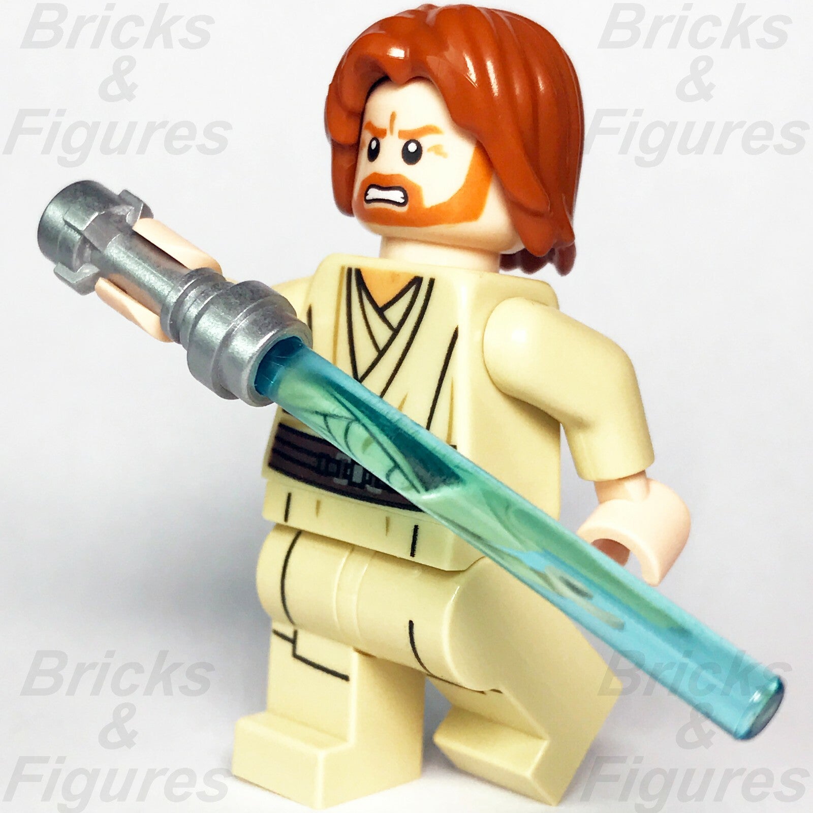 Used LEGO Star Wars Obi-Wan Kenobi Minifigure Jedi Knight Episode 2 750213