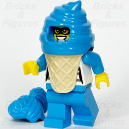 LEGO City Police Crook Ice Minifigure w/ Blue Ice Cream Outfit 60314 cty1383 - Bricks & Figures