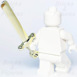 LEGO Chrome Gold Greatsword Sword Blade Minifigure Castle Weapon Part 59 Used1