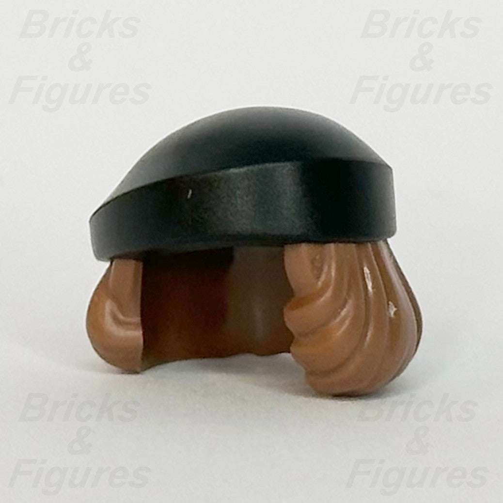 LEGO Medium Brown Hair with Beret Minifigure Part Short Wavy Hair 21363 7506pb010