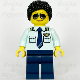 LEGO City Passenger Plane Pilot Minifigure Female Minifig Town 60367 cty16781