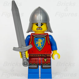 LEGO  Castle Lion Knight Minifigure Female Sword 910057 Series 6 bdp278 Scared1