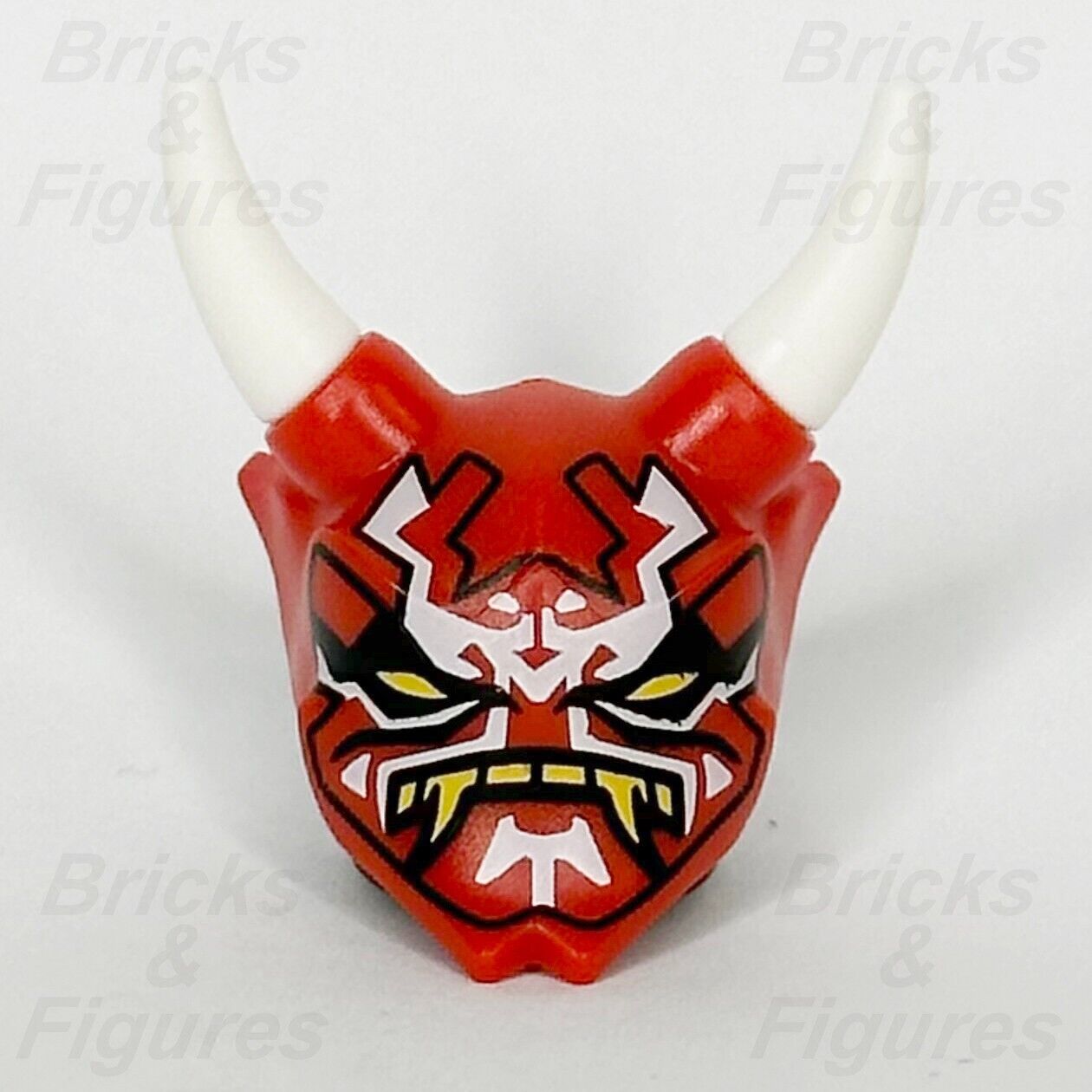LEGO Ninjago Mask of Vengeance Minifigure Helmet Part Oni Headgear 70639 70643 - Bricks & Figures