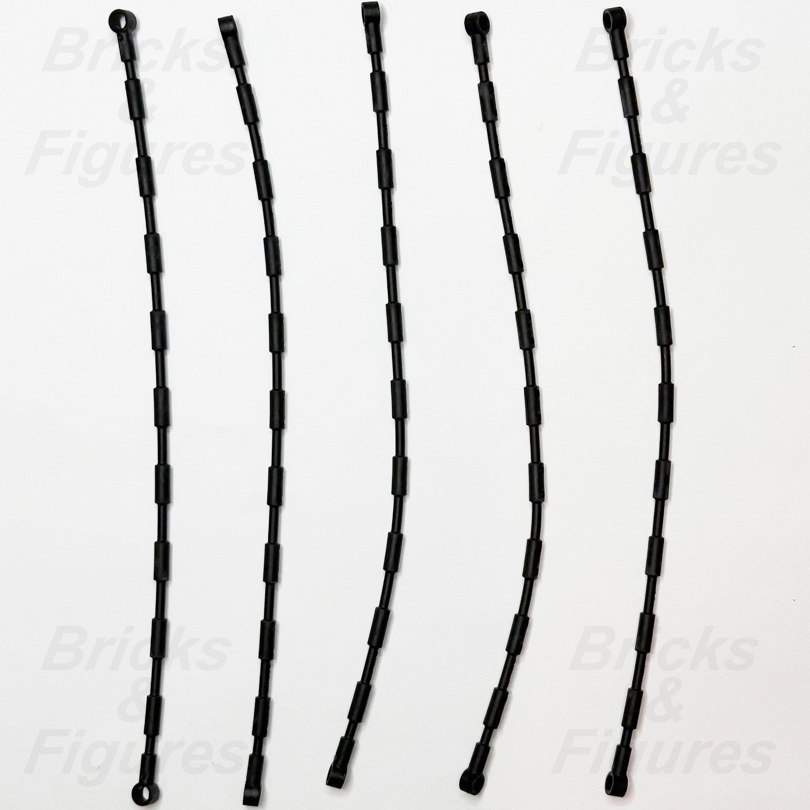LEGO Black Flexible Hose 21L Accessory Part Climbing Grips 2630 6440995 x 50