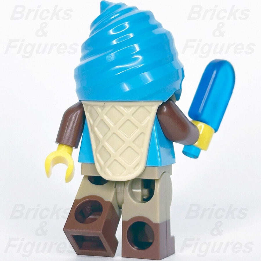 LEGO Blue Ice Cream Suit Guy Minifigure w/ Popsicle Build-A-Minifigure BAM 2023 - Bricks & Figures