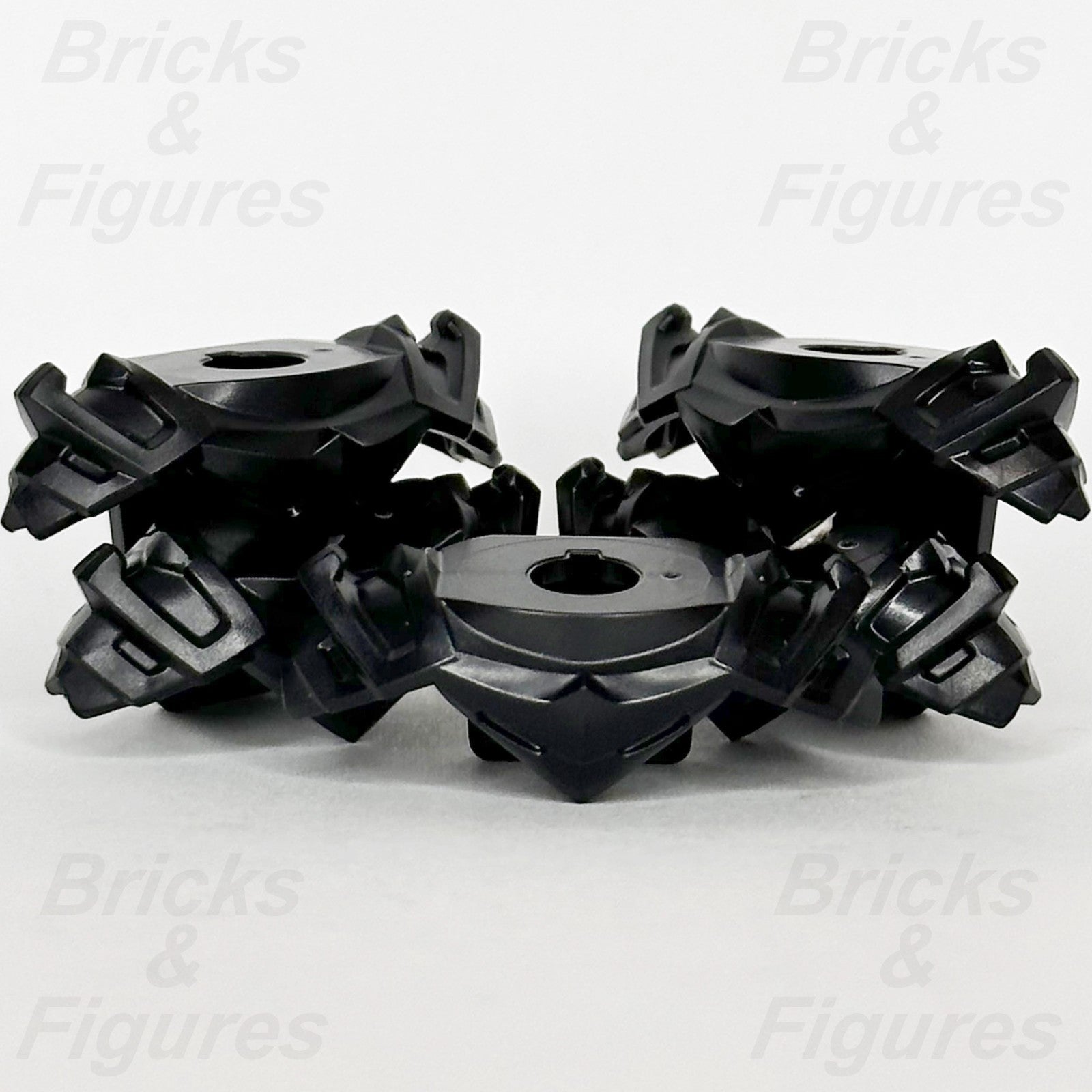 LEGO Ninjago Shoulder Armour Knight Minifigure Part Black 3216 Pads Spiked x 50