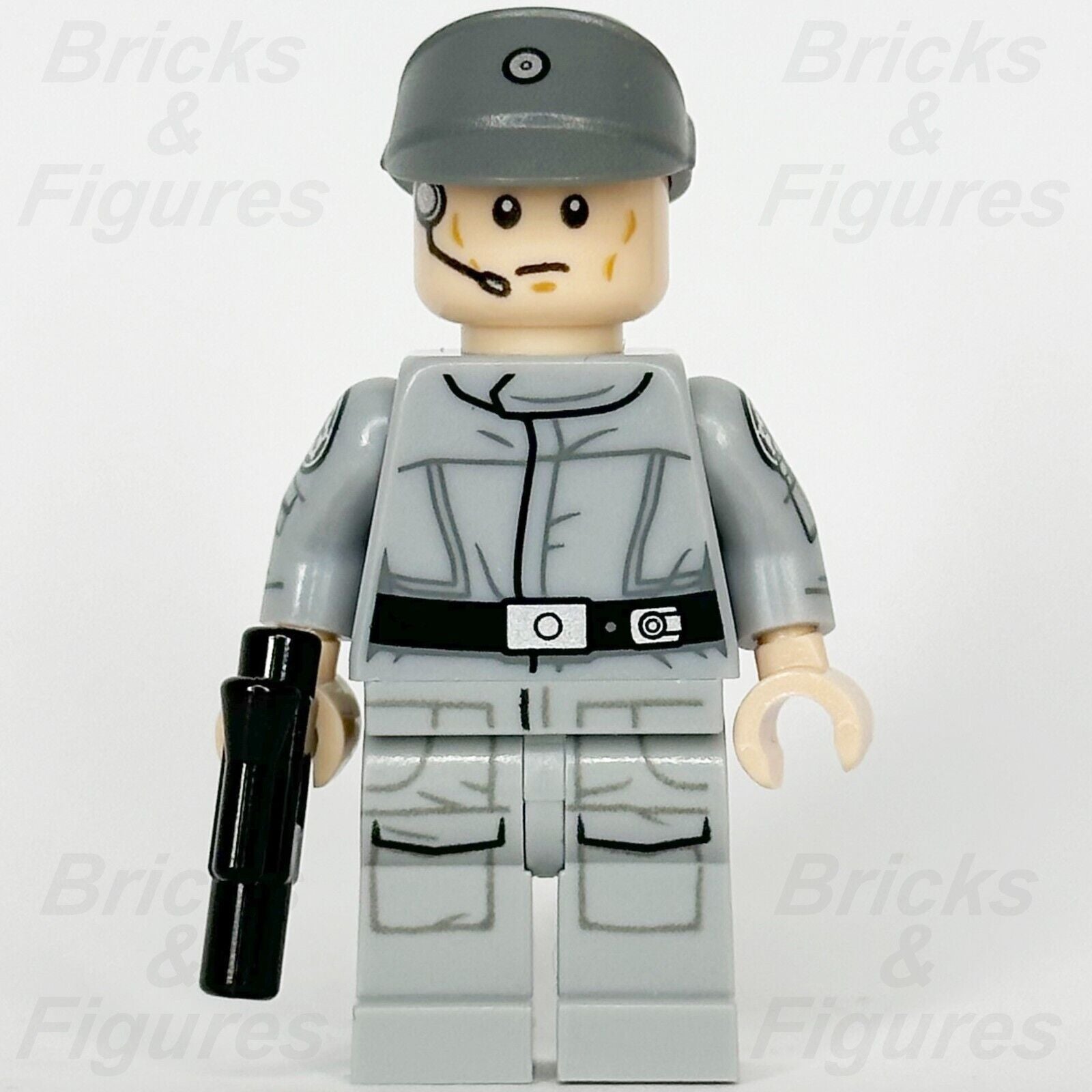 LEGO Star Wars Imperial Crew Minifigure Printed Arms Dark Grey Cap 75252 sw1044 - Bricks & Figures