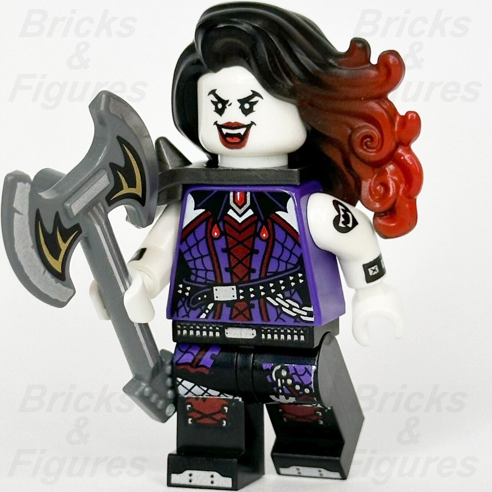 LEGO Vidiyo Vampire Bassist Minifigure Bandmates Series 2 Female 43108 vid045 - Bricks & Figures