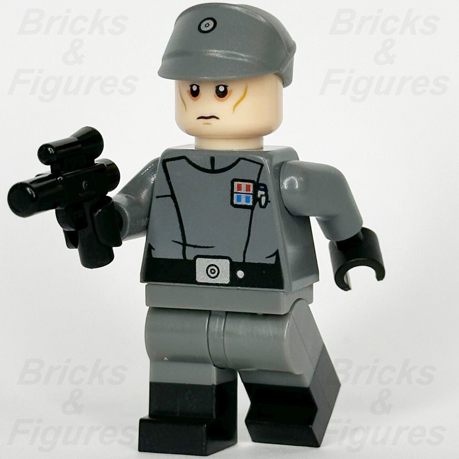 LEGO Star Wars Imperial Officer Minifigure Junior Lieutenant Rank 75252 sw1043 - Bricks & Figures