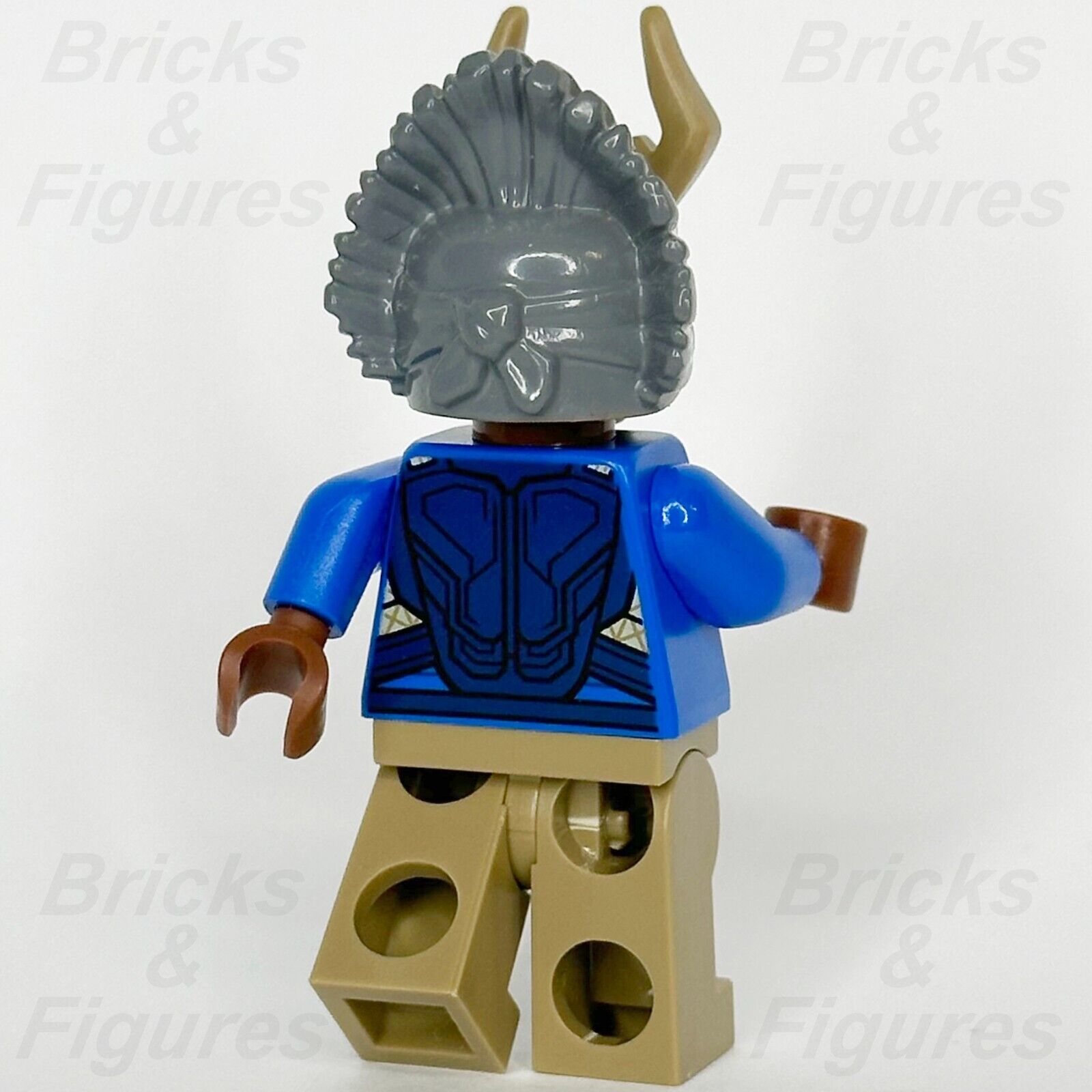 LEGO Super Heroes Erik Killmonger Minifigure Black Panther Mask 76100 sh0469 - Bricks & Figures