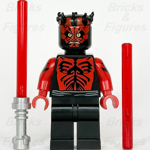 LEGO Star Wars Darth Maul Minifigure Printed Red Arms Sith Lord 5000062 sw0384 Bricks Figures