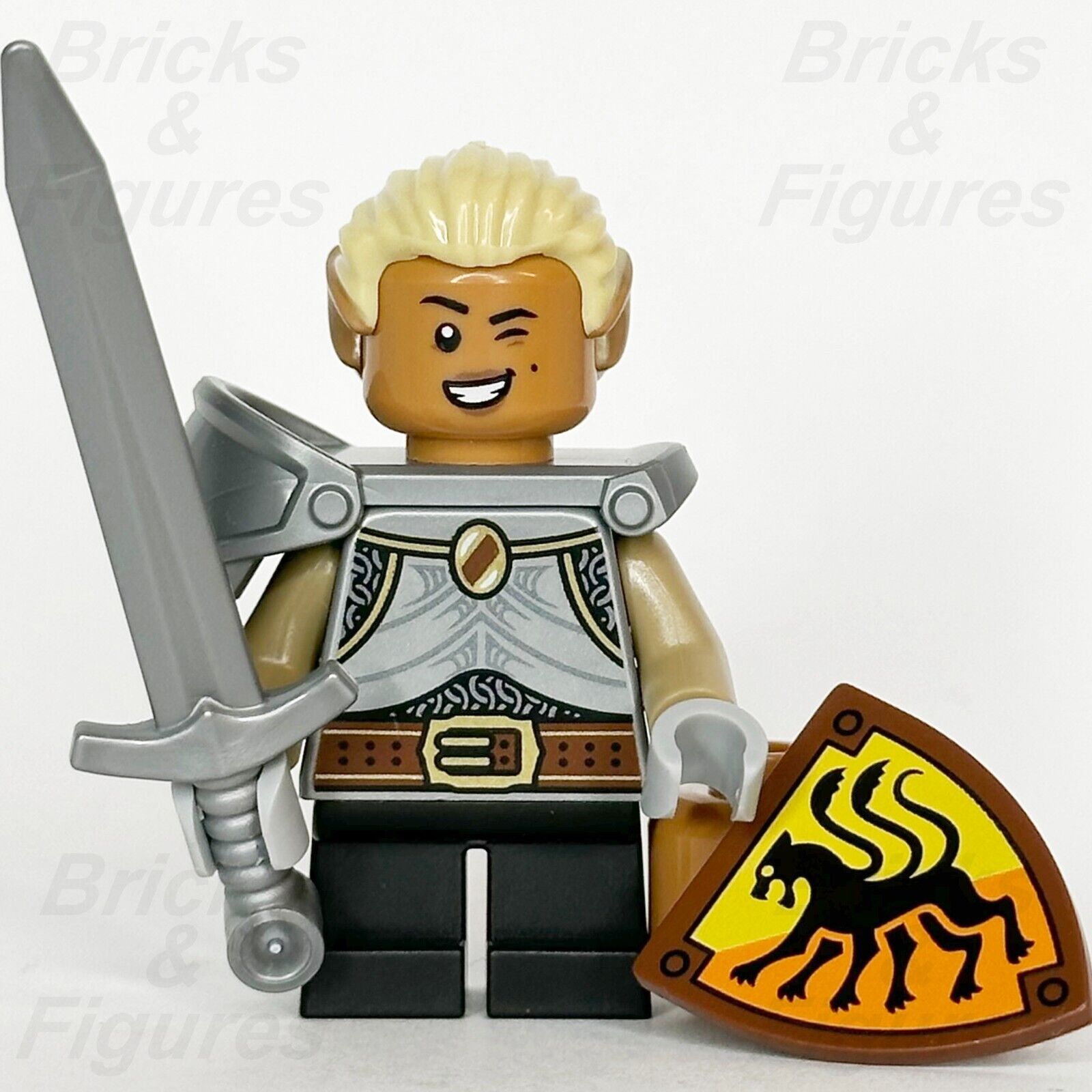 LEGO Dungeons & Dragons Gnome Fighter Minifigure Ideas Female & Male Head 21348 - Bricks & Figures