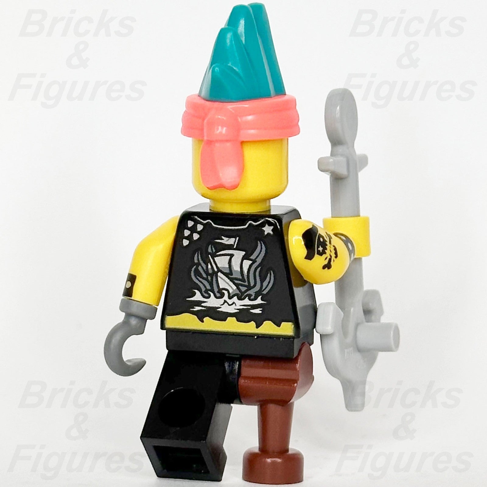 LEGO Vidiyo Punk Pirate Minifigure BeatBox Minifig w/ Anchor Guitar 43103 vid0163