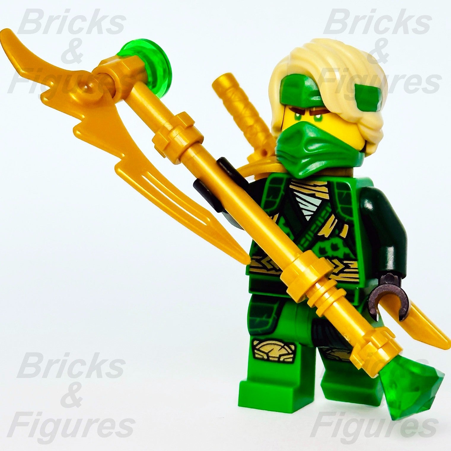 LEGO Ninjago Lloyd Garmadon Minifigure Crystalized Green Ninja 892292 njo07851
