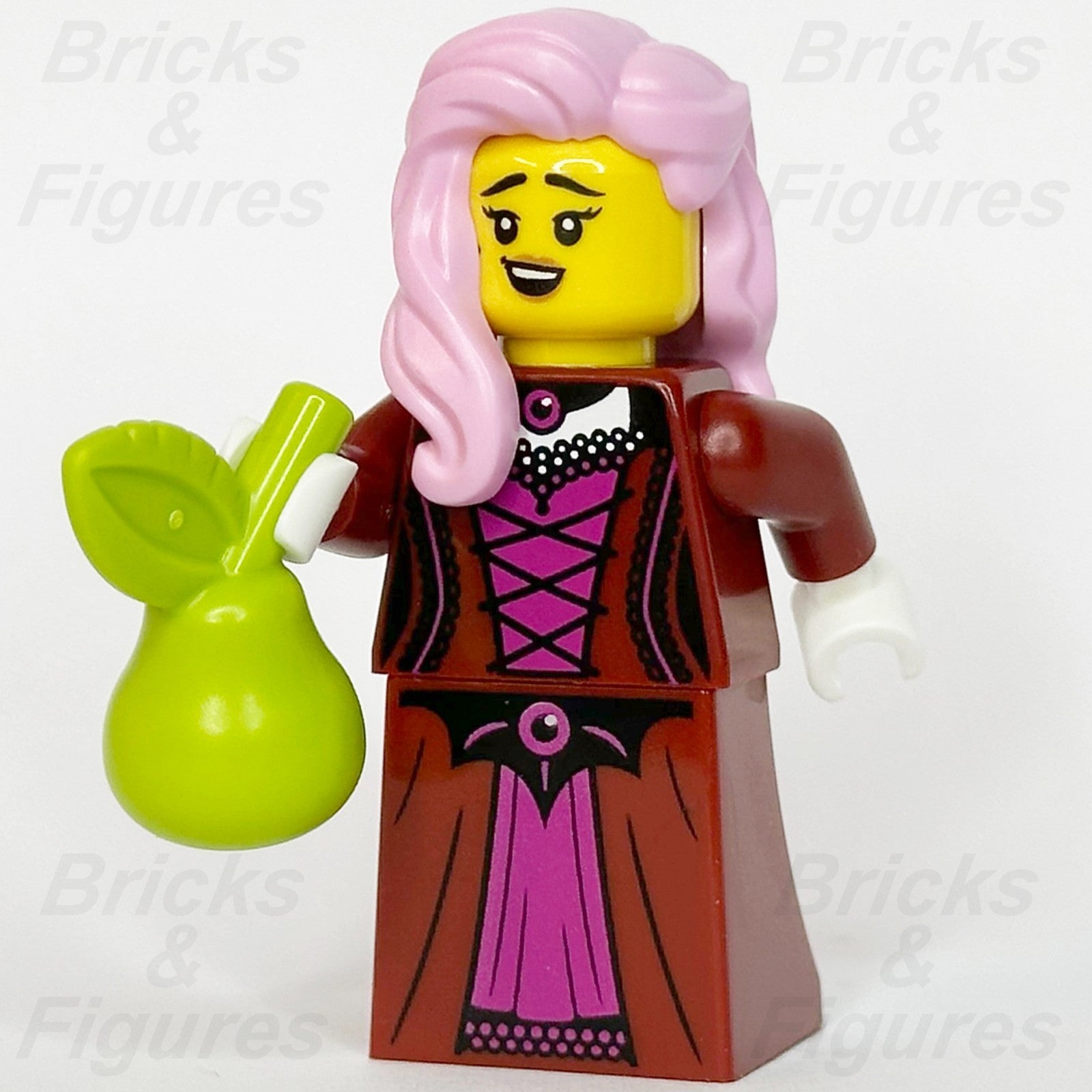 LEGO Castle Alchemist's Shop Shopkeeper Minifigure Pear 910062 Series 7 bdp3520