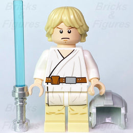 LEGO Star Wars Luke Skywalker Minifigure Blast Shield Helmet Jedi 7965 sw0335 - Bricks & Figures