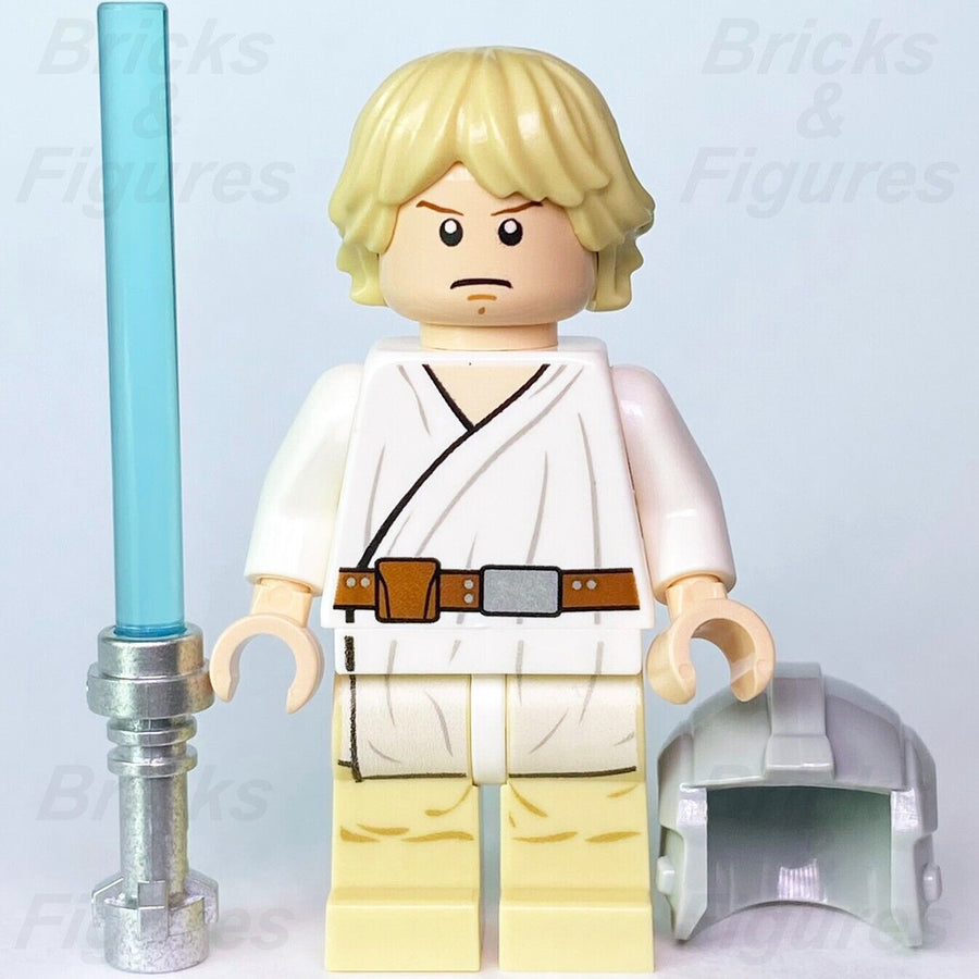 LEGO Star Wars Luke Skywalker Minifigure Blast Shield Helmet Jedi 7965 sw0335 - Bricks & Figures