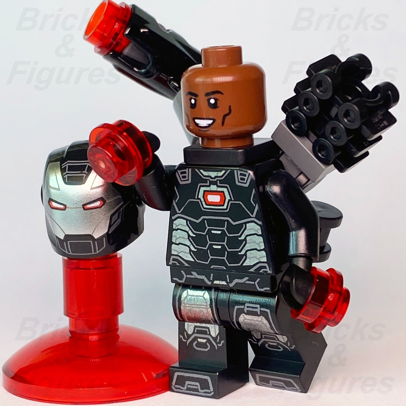 LEGO Super Heroes War Machine Minifigure Avengers James Rhodes 242107 sh07551