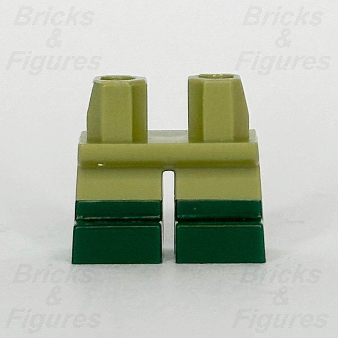 LEGO Olive Green Short Legs Dark Green Boots Minifigure Part Hips Minifig 418790