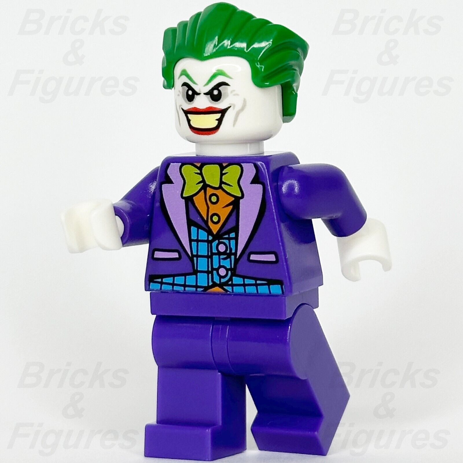 LEGO Super Heroes The Joker Minifigure Batman 2 DC 10753 sh515 Large Smile Hair