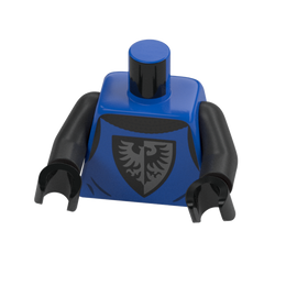 LEGO Minifigure Torso Part 6335192 76382 Castle Black Falcon Body Blue x 1 - Bricks & Figures