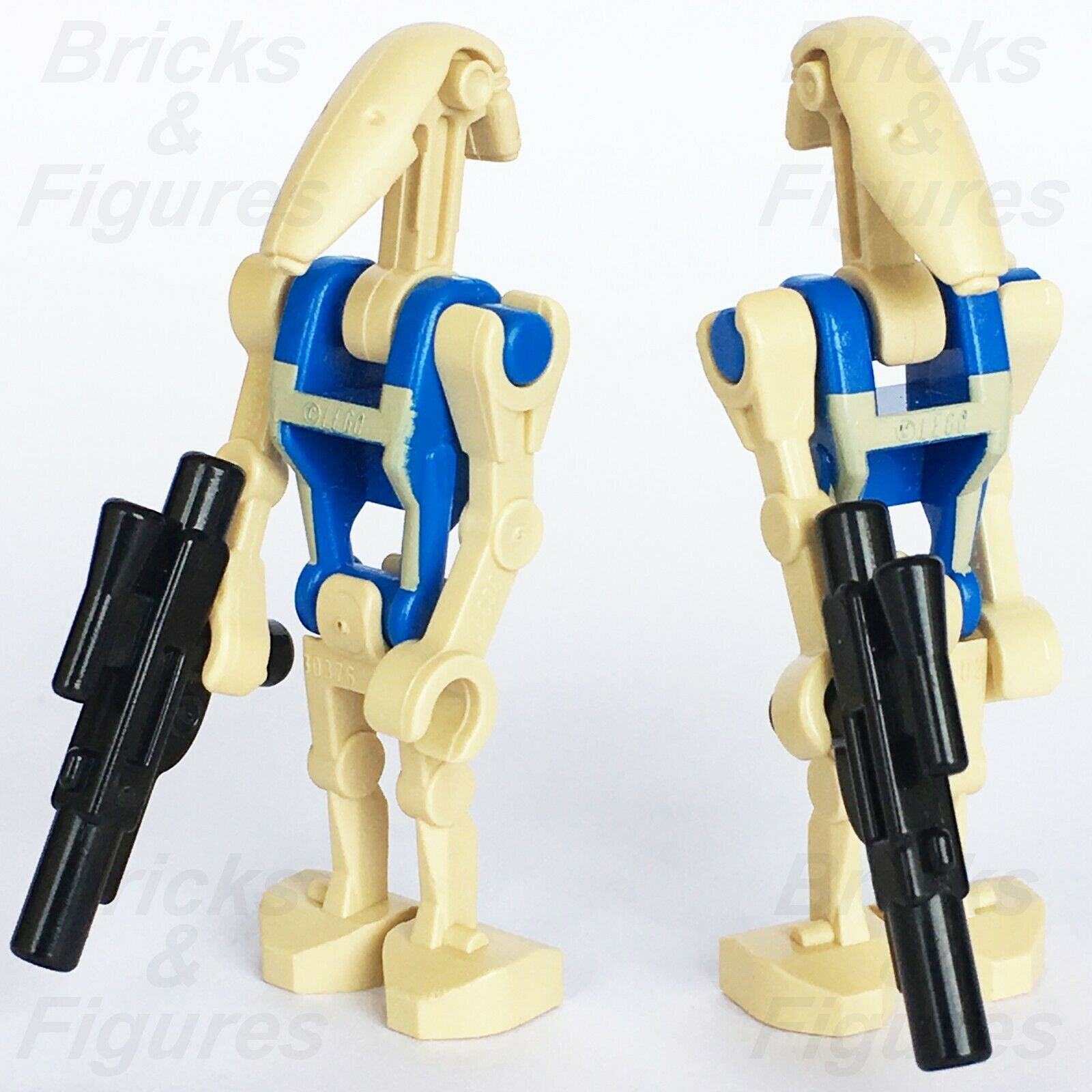 2 x New Star Wars LEGO Battle Droid Pilot Blue Minifigure 75080 75058 75041 - Bricks & Figures