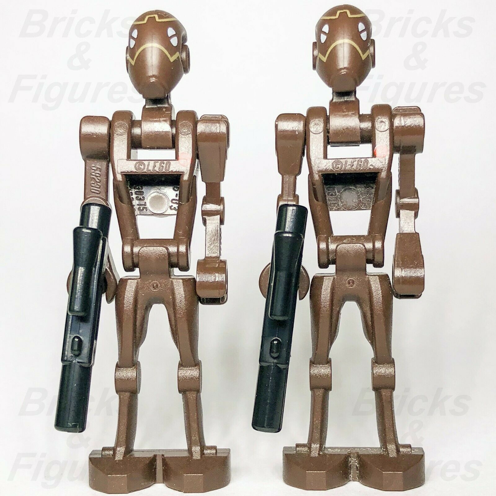 2 x Star Wars LEGO Commando Droid Clone Wars Minifigure 75012 9488 sw0359 - Bricks & Figures