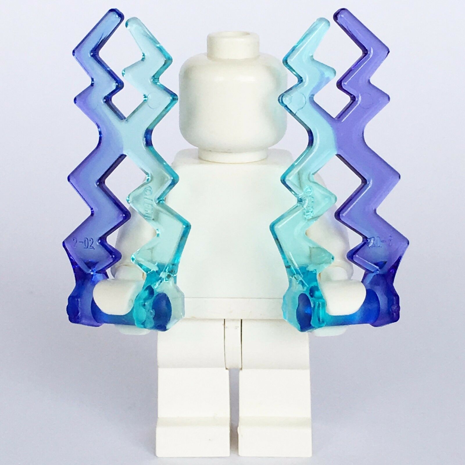 2 x STAR WARS lego FORCE LIGHTNING magic zigzag electric Minifigure sith lord NEW - Bricks & Figures