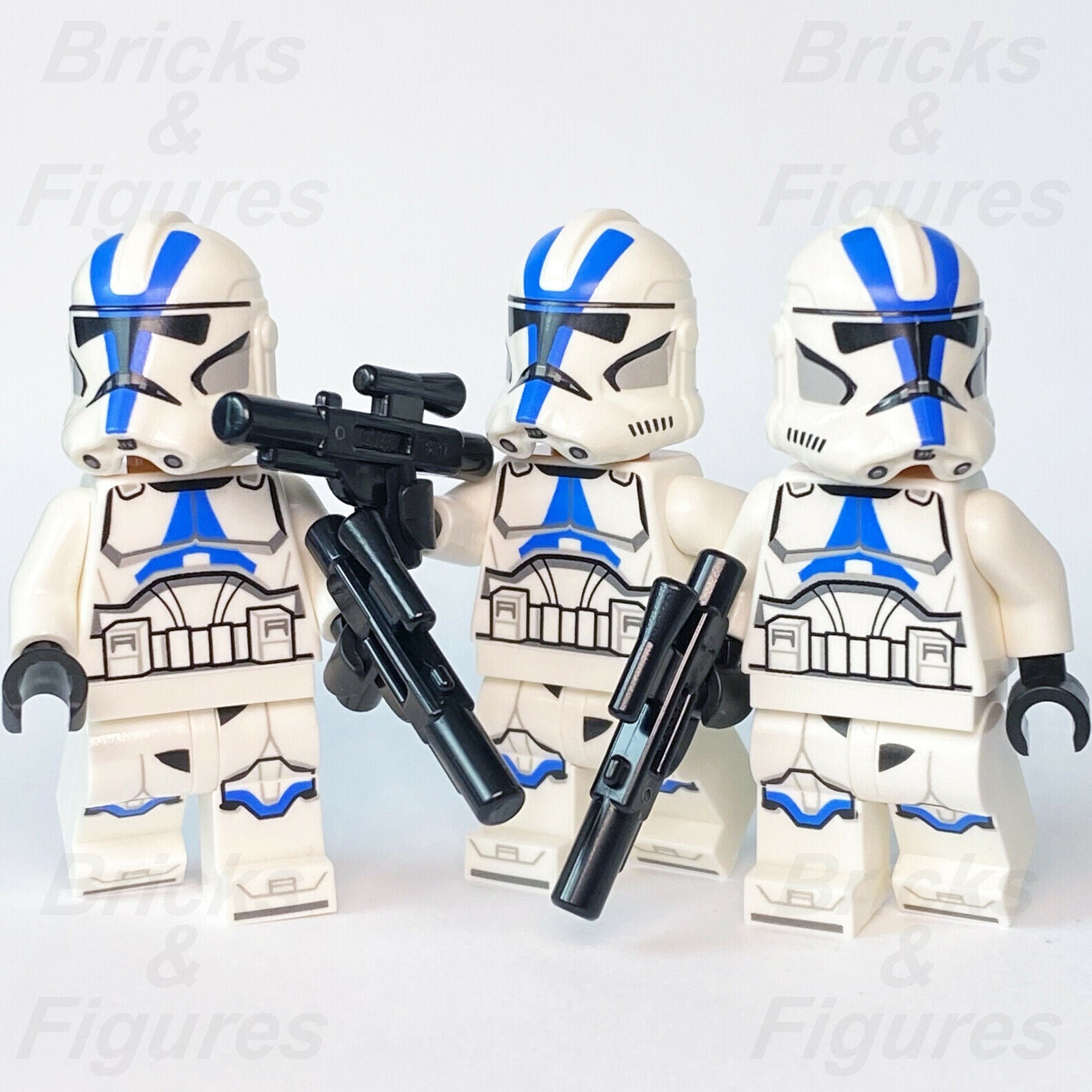 3 x New Star Wars LEGO 501st Legion Clone Trooper Episode 3 Minifigures 75280 - Bricks & Figures