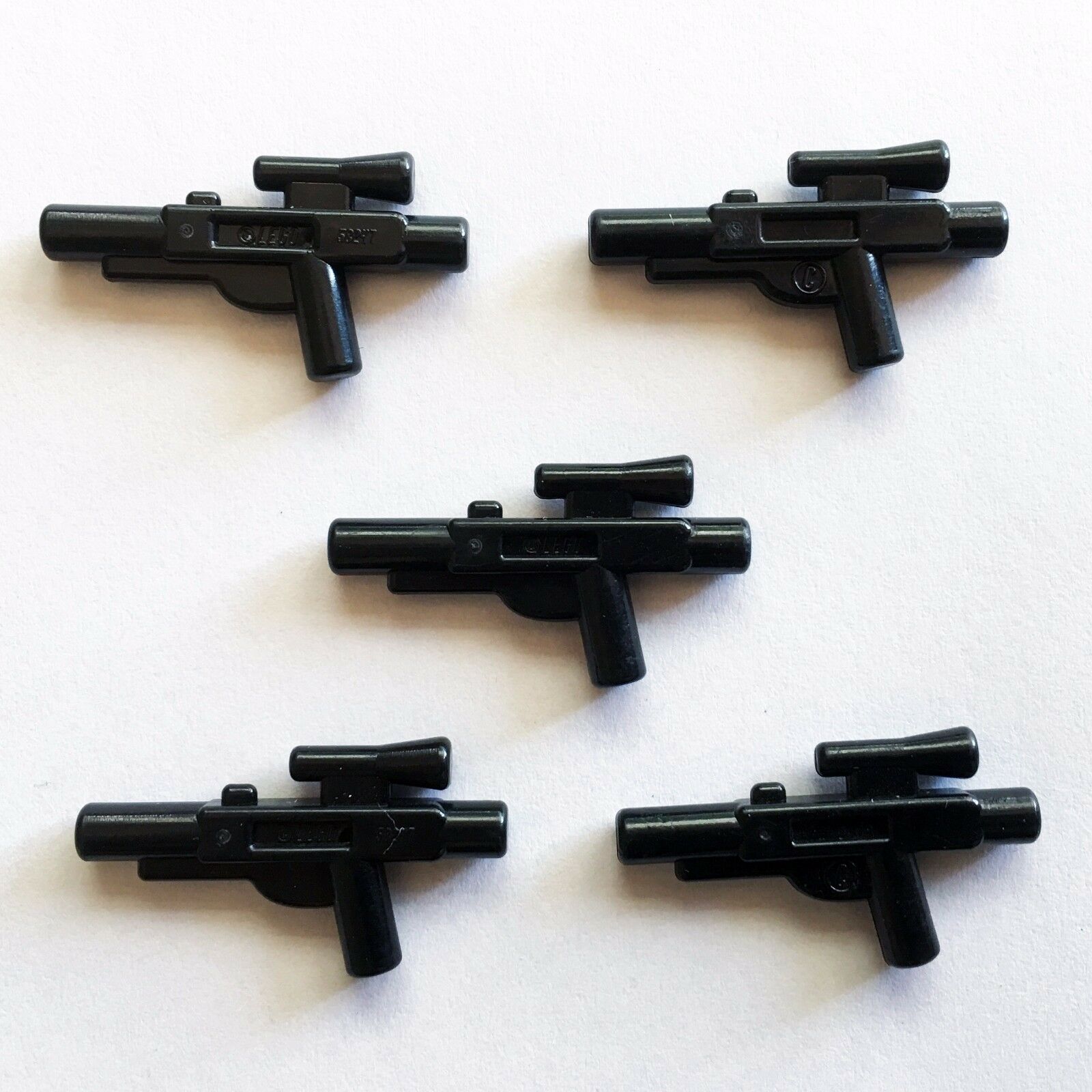 5 x STAR WARS lego BLASTER GUN MEDIUM five battle Minifigure weapons clone wars NEW - Bricks & Figures