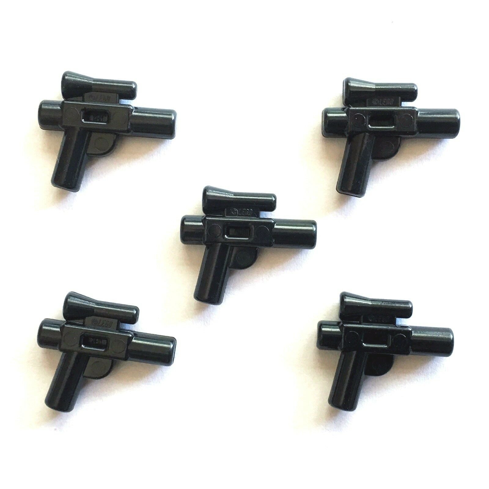 5 x STAR WARS lego BLASTER GUN SMALL five battle Minifigure weapons clone wars NEW - Bricks & Figures
