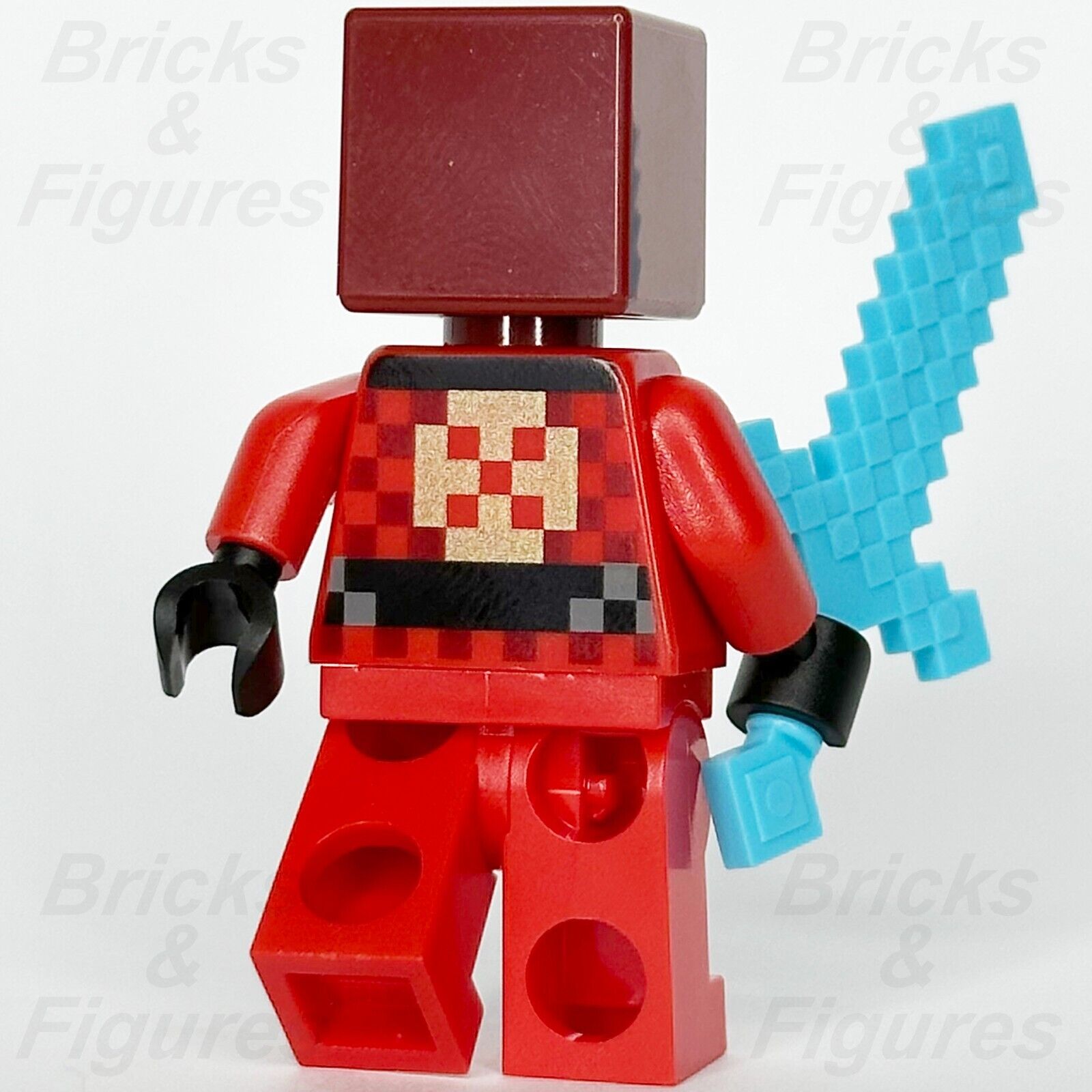 LEGO Minecraft Kai Minifigure with Sword Fire Red Ninja 21160 min077 Ninjago